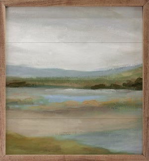 Lake In The Foothills By Carol Robinson